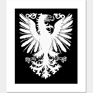 Medieval Heraldic Eagle Posters and Art